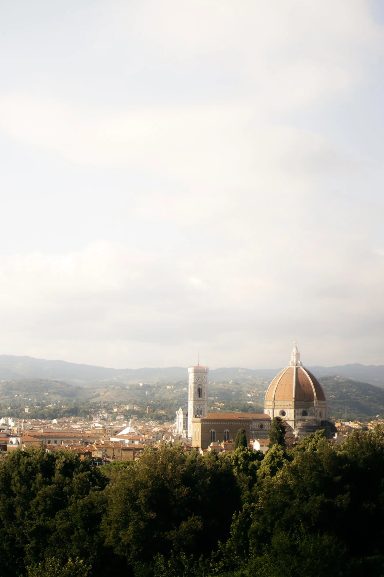 View of Duomo from Boboli Gardens Florence
