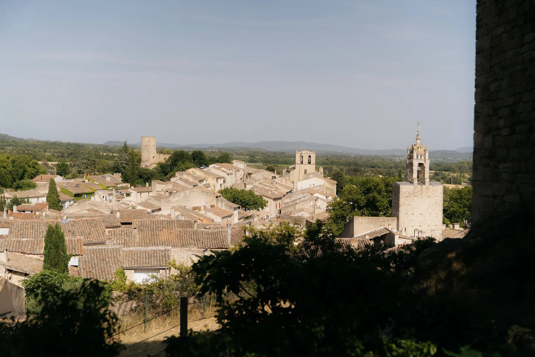 View of Cucuron Village in Provence's Luberon Region