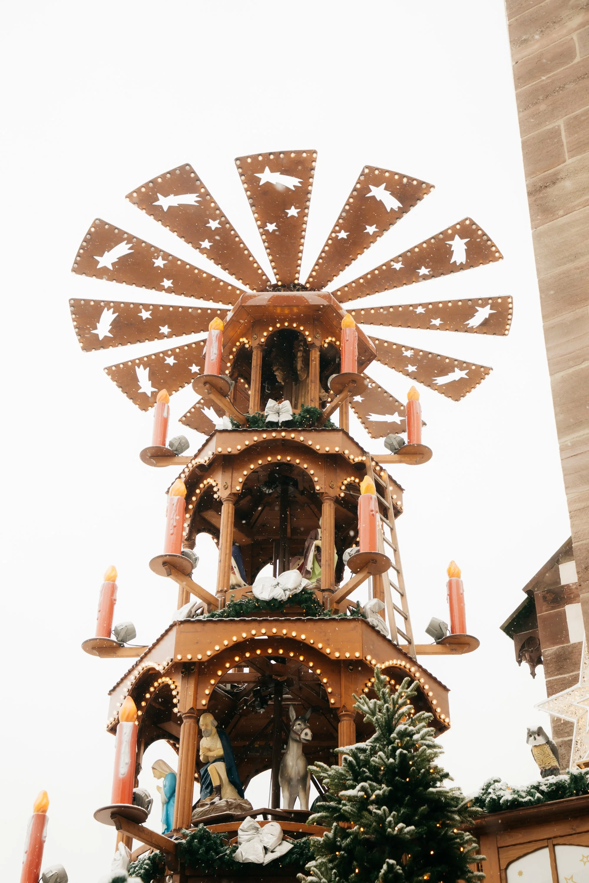 Basel Switzerland Christmas Market at Barfüsserplatz