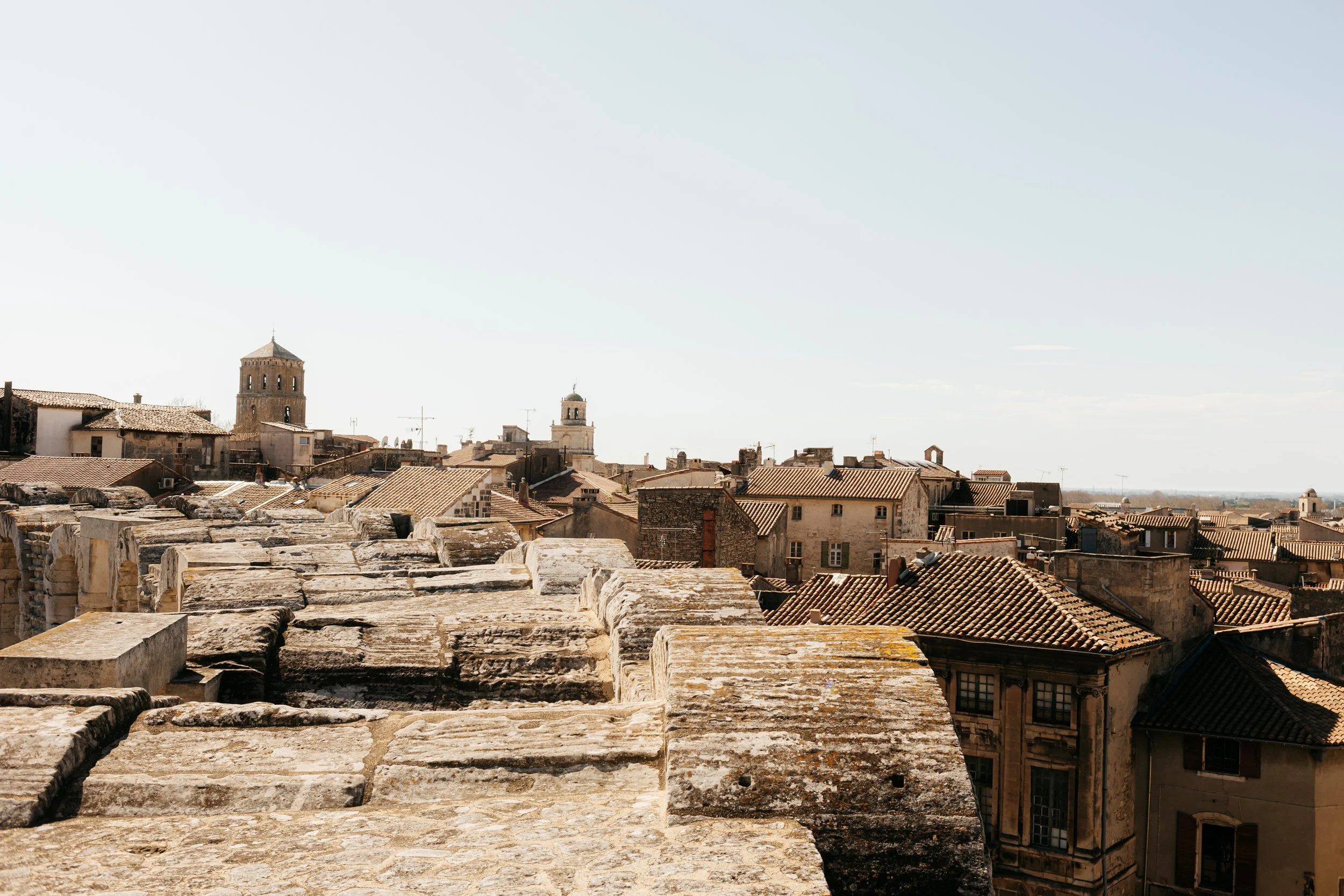 View Over Arles from Colesseum