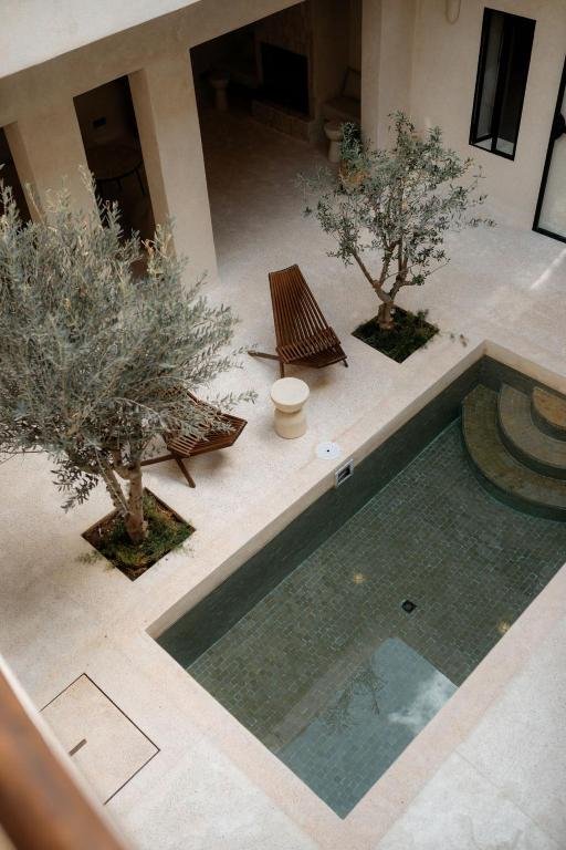 Riad Roca Marrakech Interior Courtyard Pool