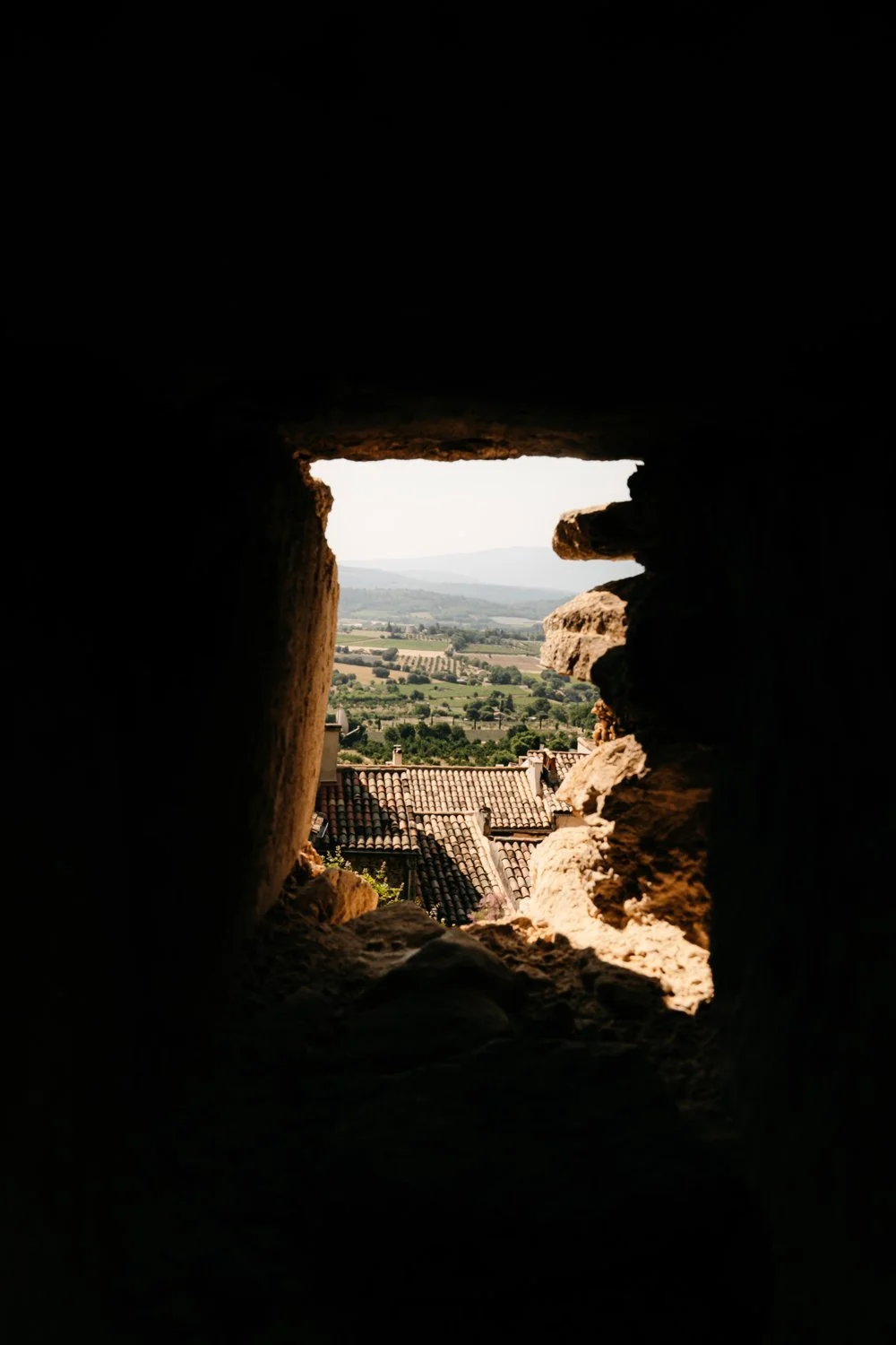 Views from Saint-Saturnin-Les-Apt Village Provence