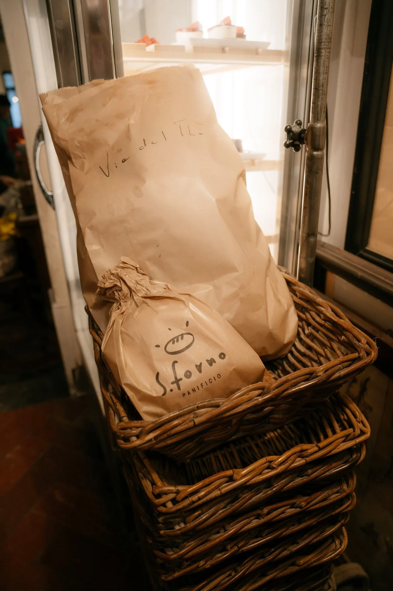 Inside S.Forno Panificio Florence Bakery