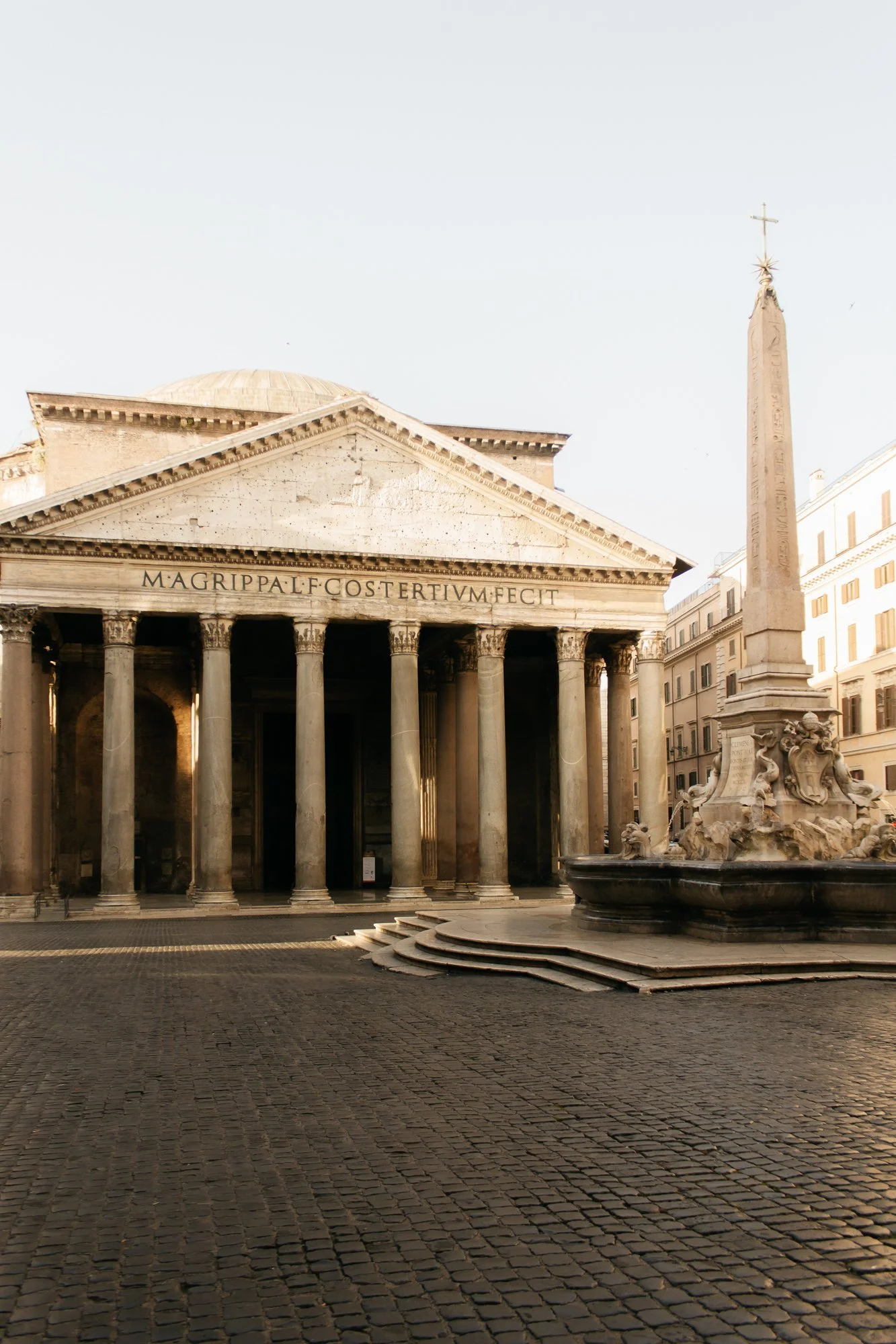 Pantheon Sunrise Rome Italy