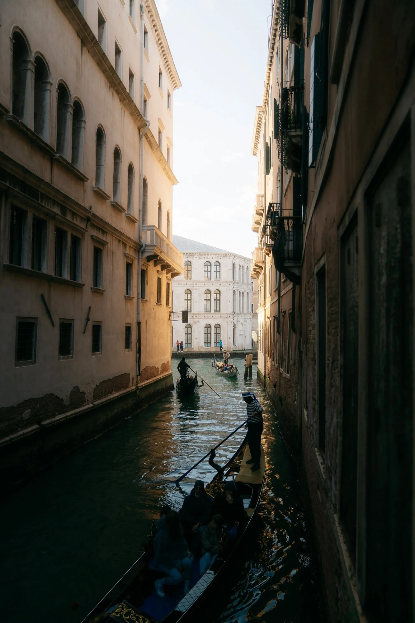 Gondolas in Venice Italy
