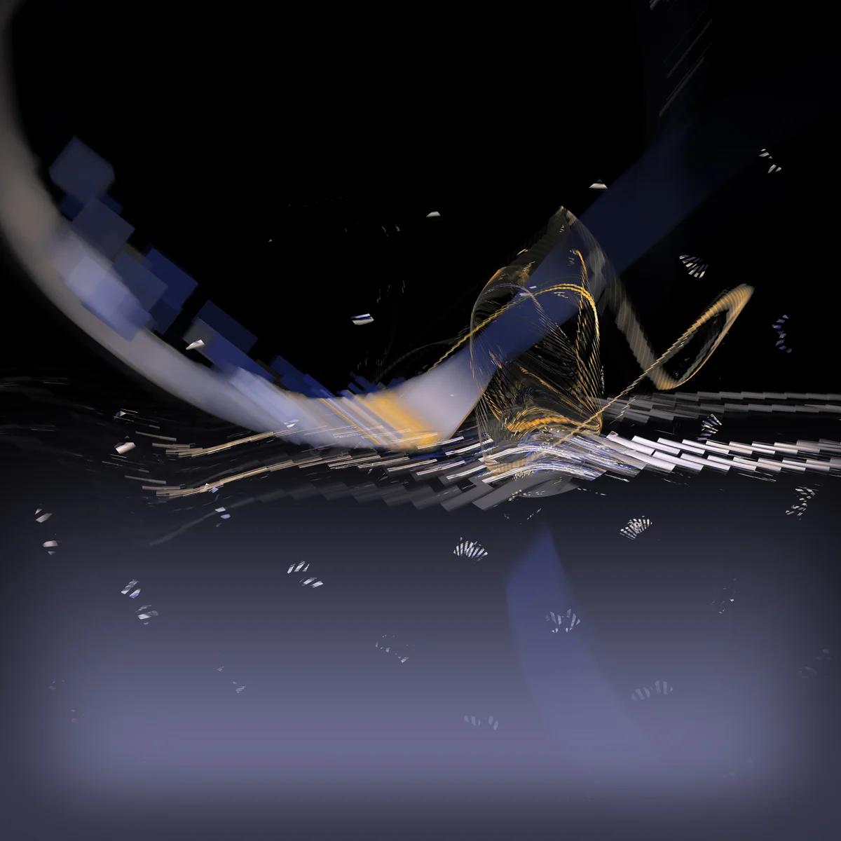A Butterfly Breaking the Surface