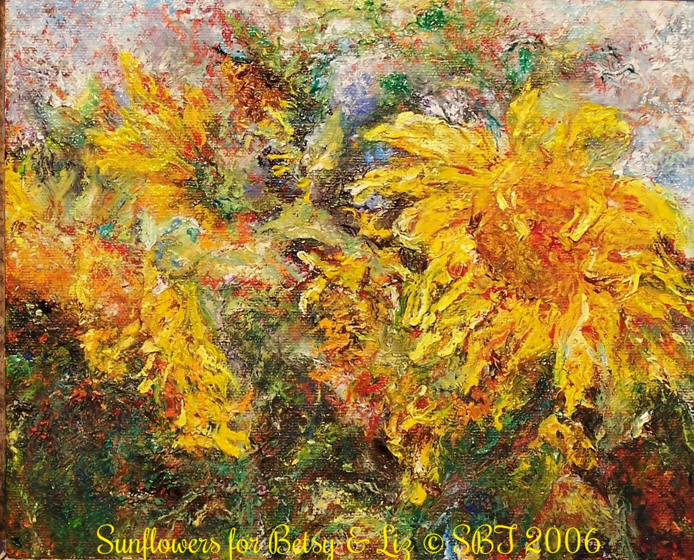 Sunflowers for Betsy &amp; Liz