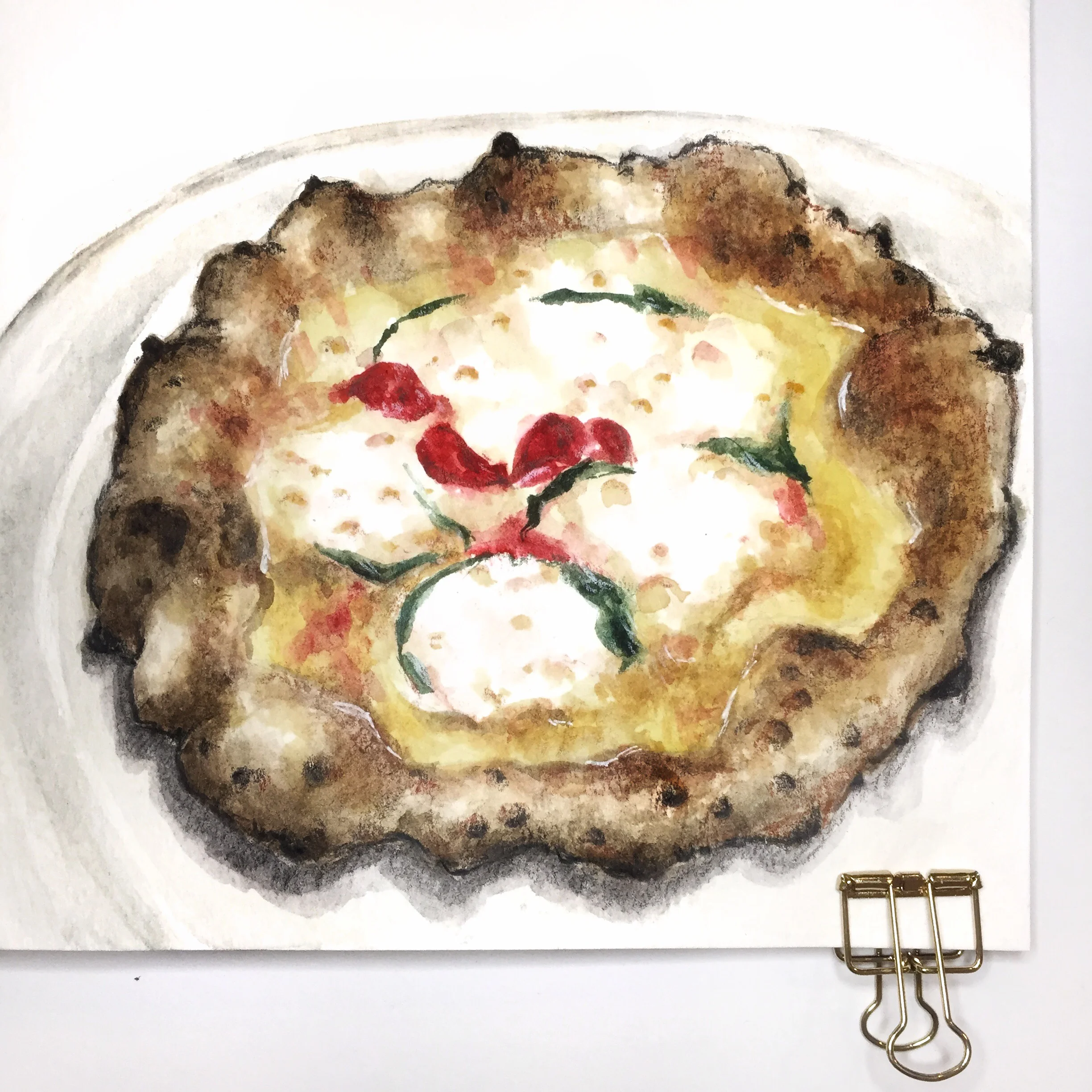  Margherita pizza from Seirinkan (Nakameguro, Tokyo). Featured on Netflix’s Ugly Delicious! 