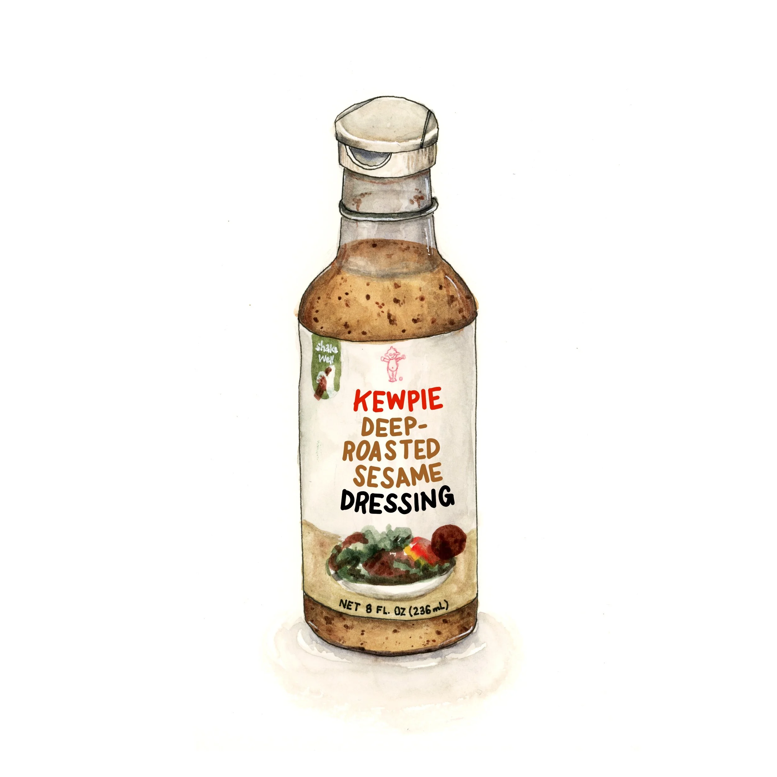  Kewpie Deep-Roasted Sesame Dressing. So good on salad and cooked vegetables! 