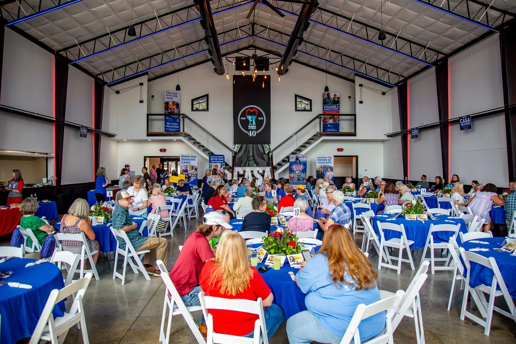 Attendees gather for CASA of Lexington’s 40th anniversary volunteer appreciation event Sunday, May 17, at LockRidge Park in Garrard County.