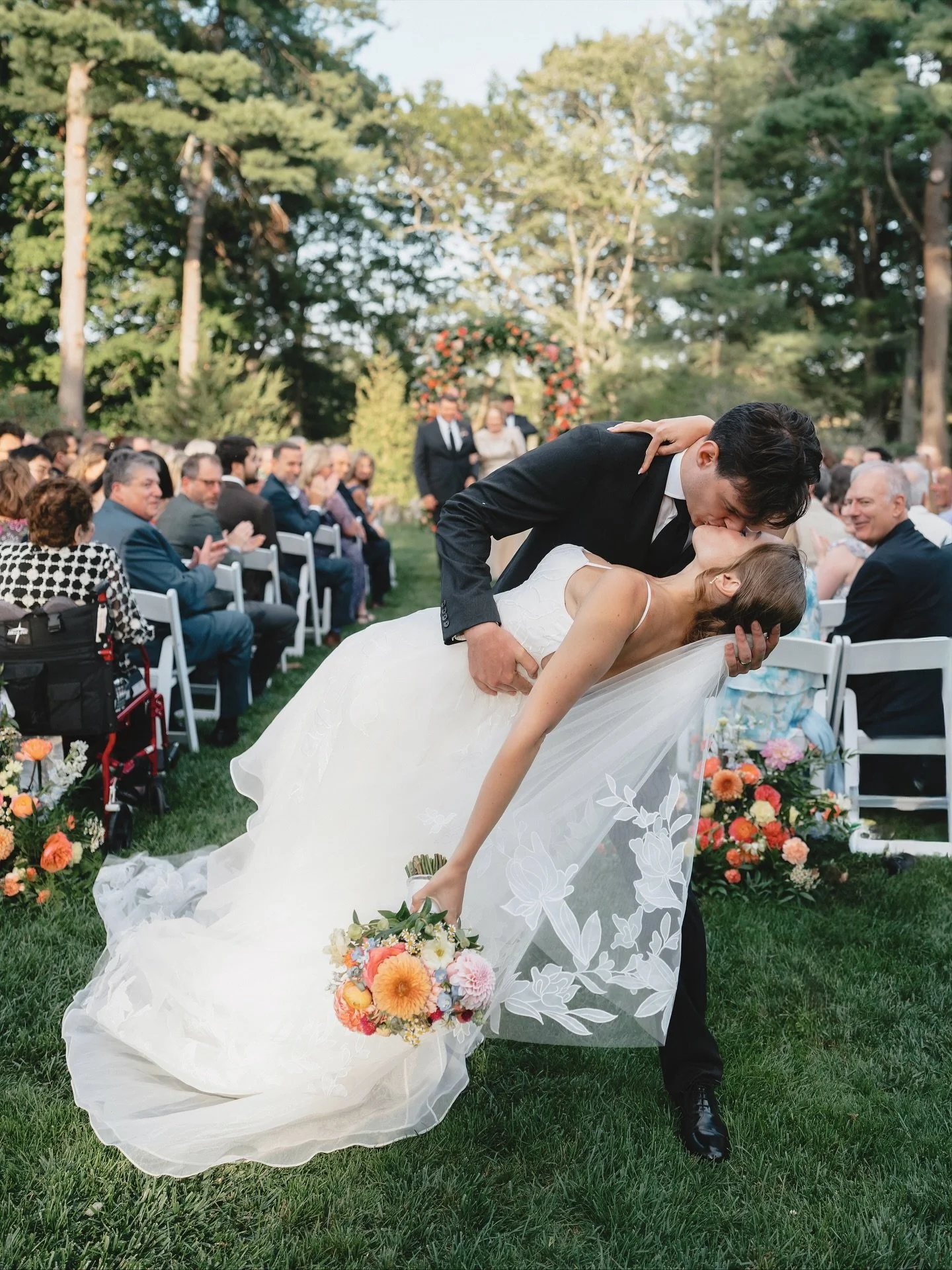 More unforgettable moments from Emily &amp; Ben&rsquo;s garden party themed wedding celebration 💐🌼✨

Venue: @morainefarm 
Caterer: @firesidecatering 
Video: @blacktievideo 
Lighting: @nepremierlighting 
Hair &amp; makeup: @prestigebeautyartistry 
C