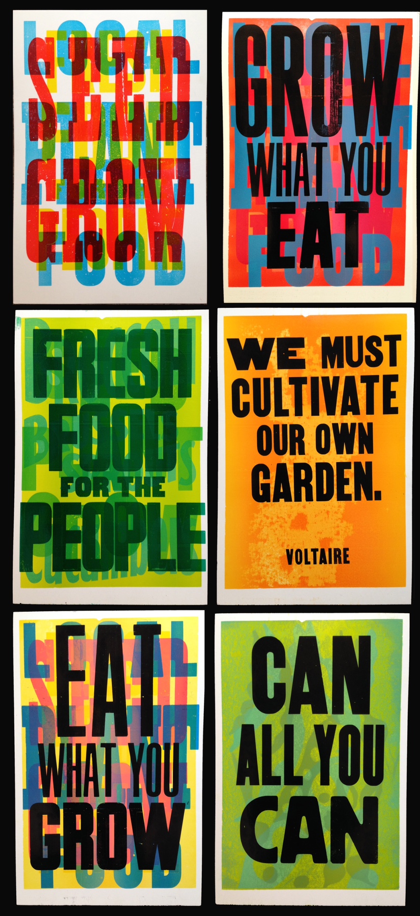 food justice series prints