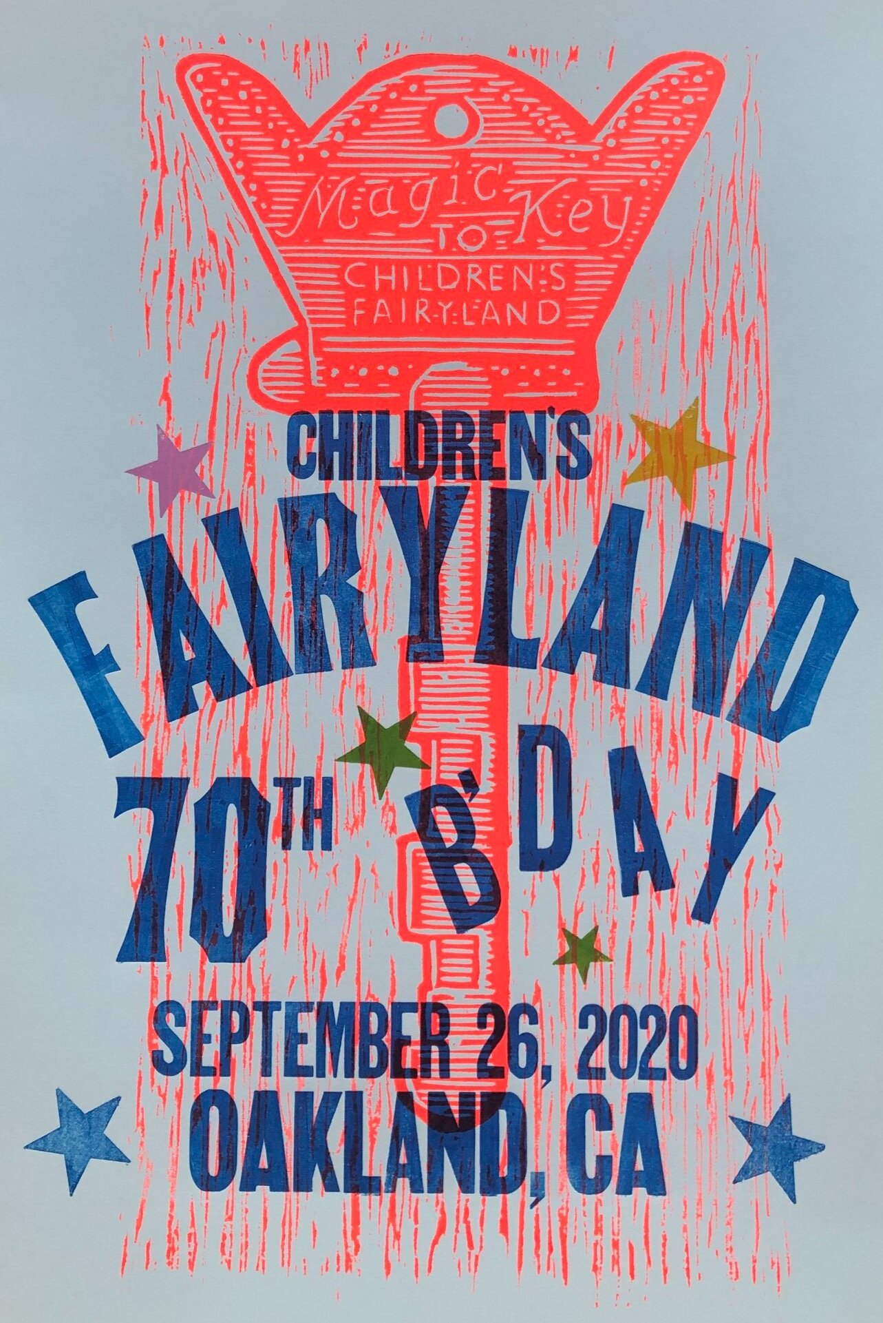 Children's Fairyland Anniversary Poster