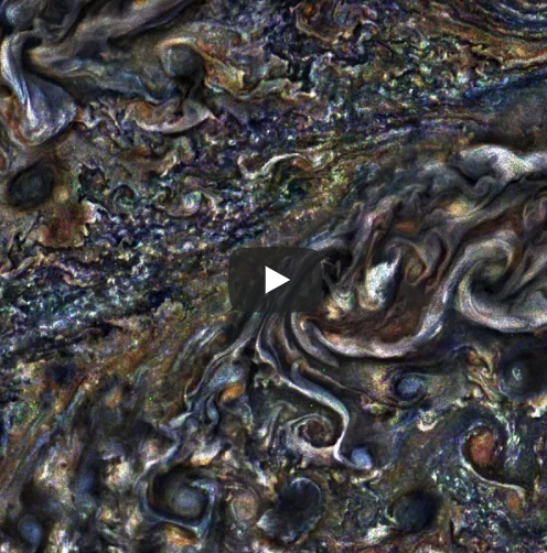 WATCH: Jupiter's Cloud Formations