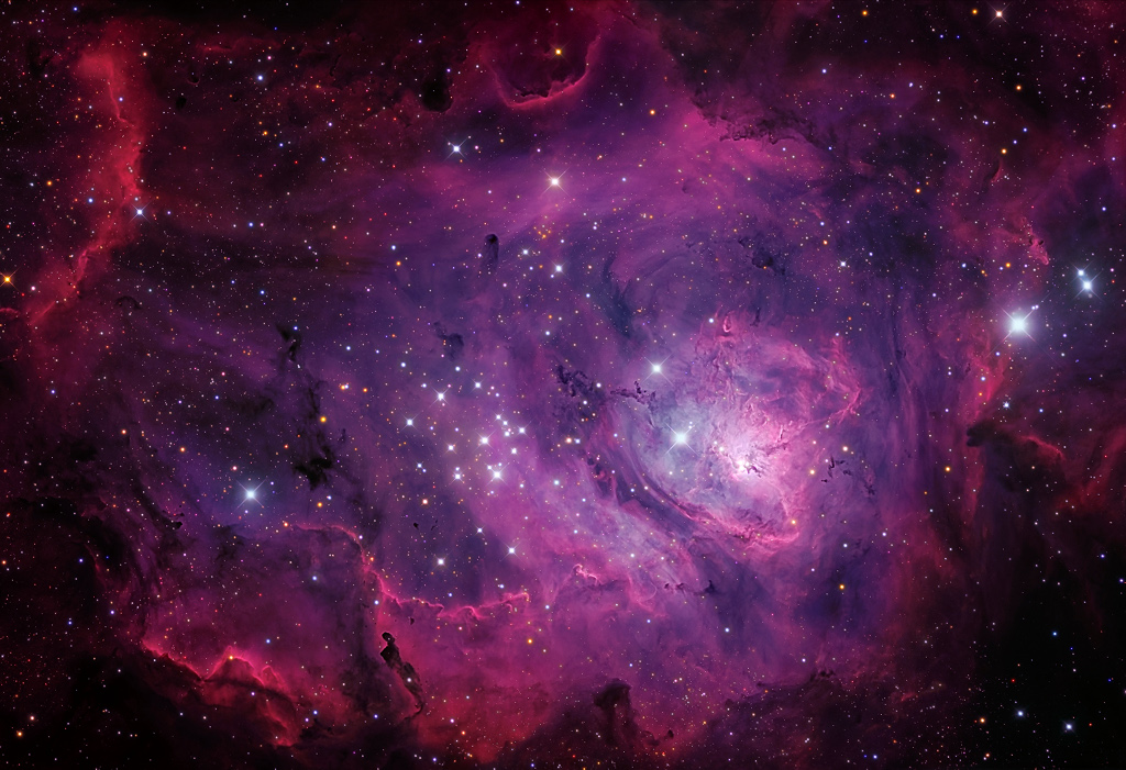 The Lagoon Nebula. Image Credit &amp; Copyright: Michael Miller, Jimmy Walker