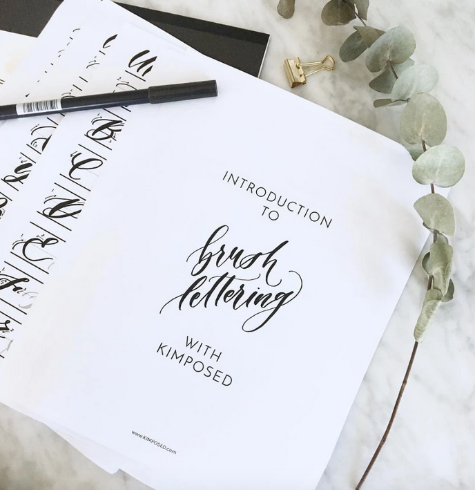 Brush Lettering with Kimposed — Wild Island Collective