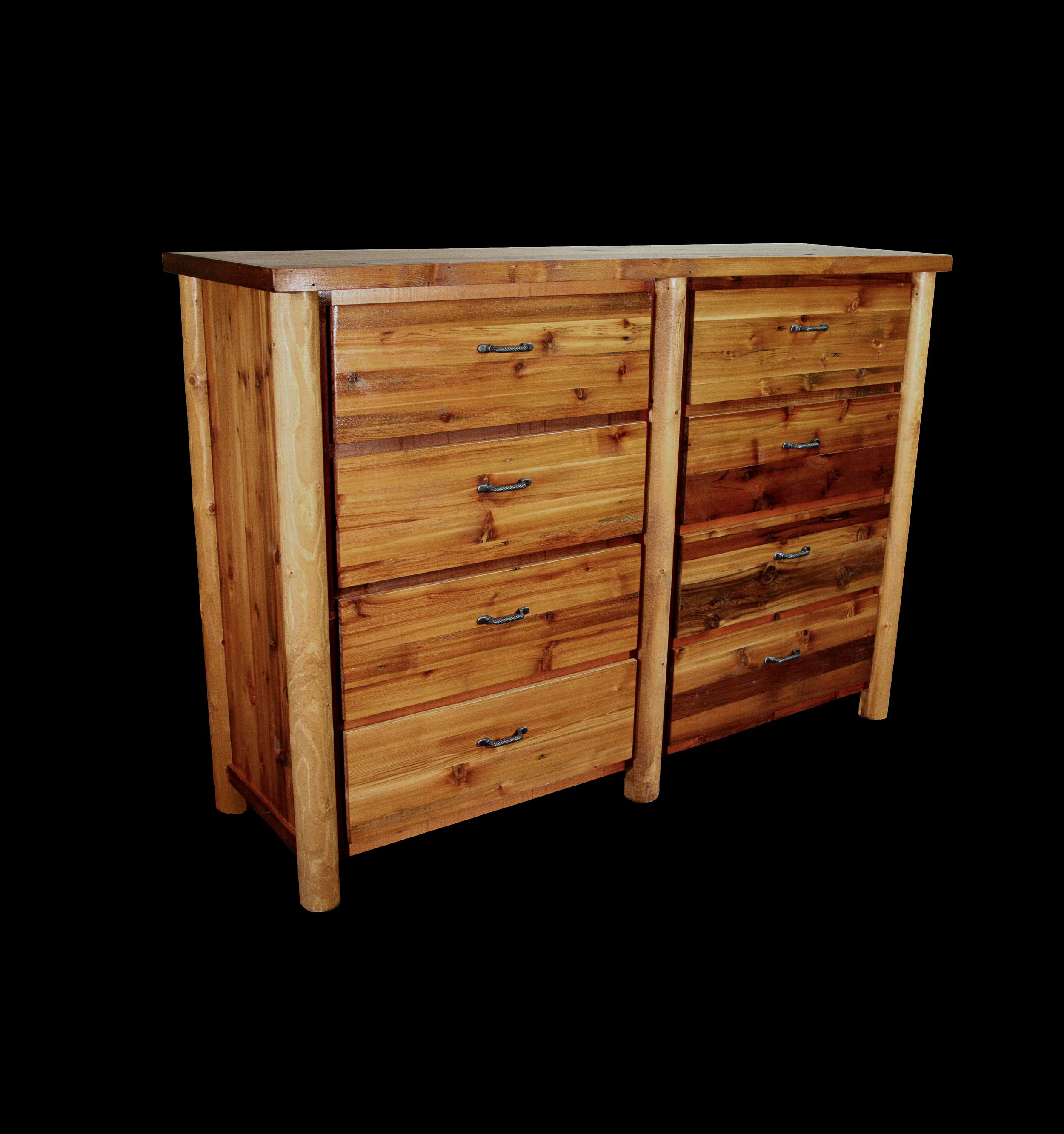 Barnwood 8 Drawer Dresser BWD-340-S