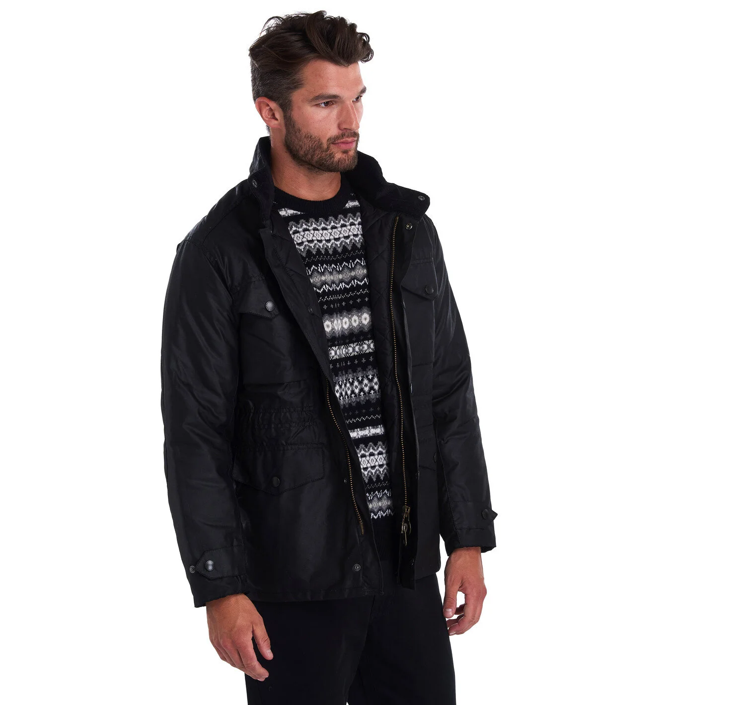 barbour sapper black