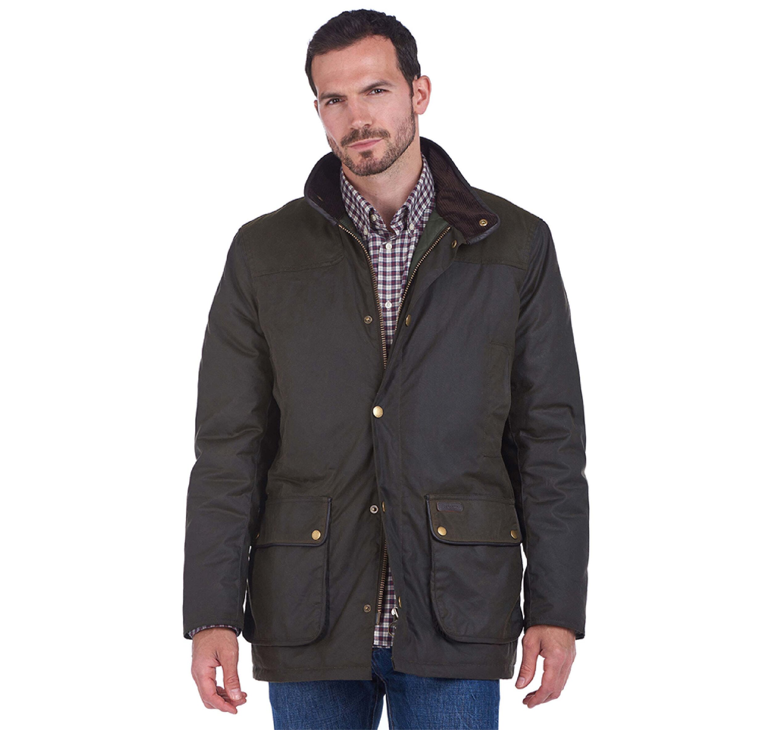 Barbour Beaufort 40th Anniversary Wax Jacket - Olive — Vaughan Davies