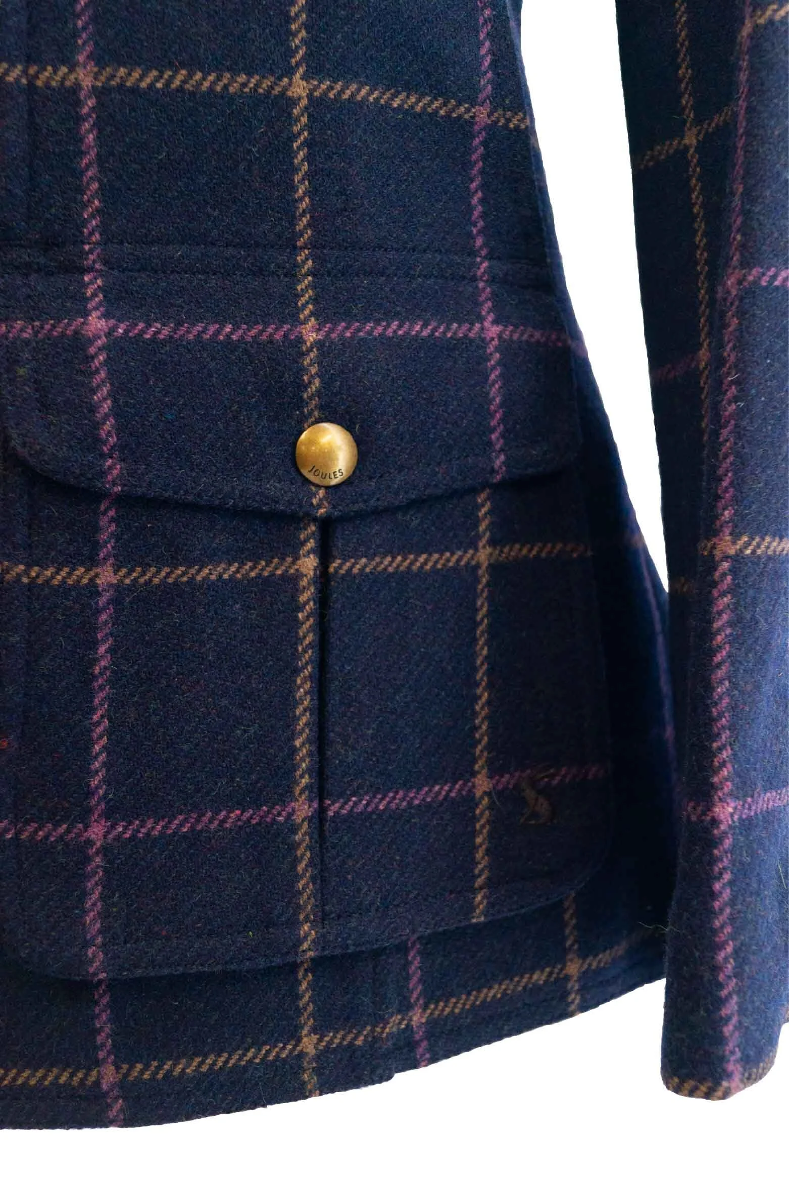 Joules Ladies Fieldcoat - Navy Check 