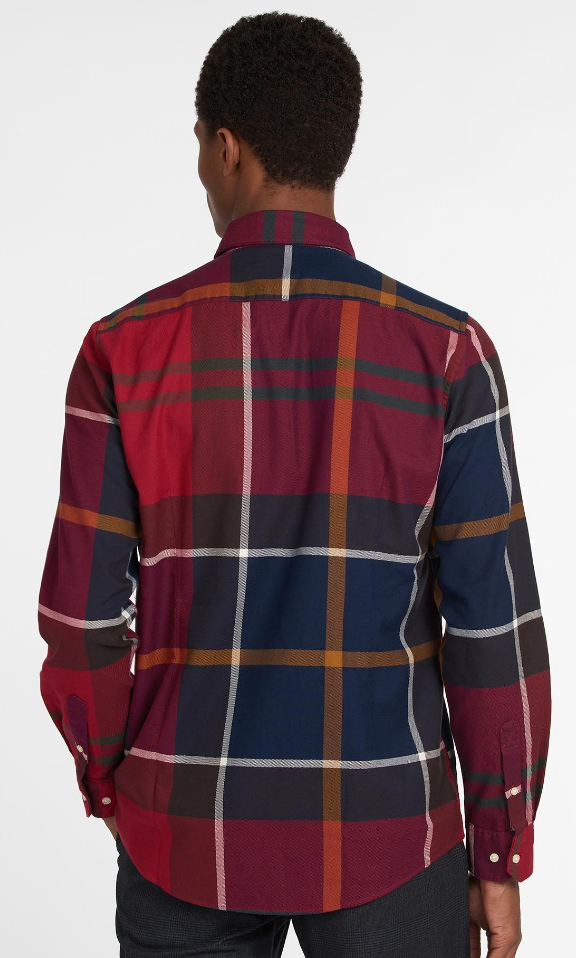 Barbour dunoon shirt red store