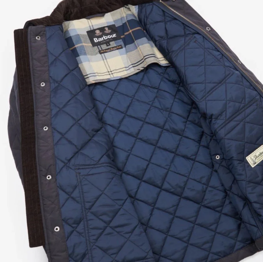 Barbour Helmsley Quilt - Navy — Vaughan Davies 