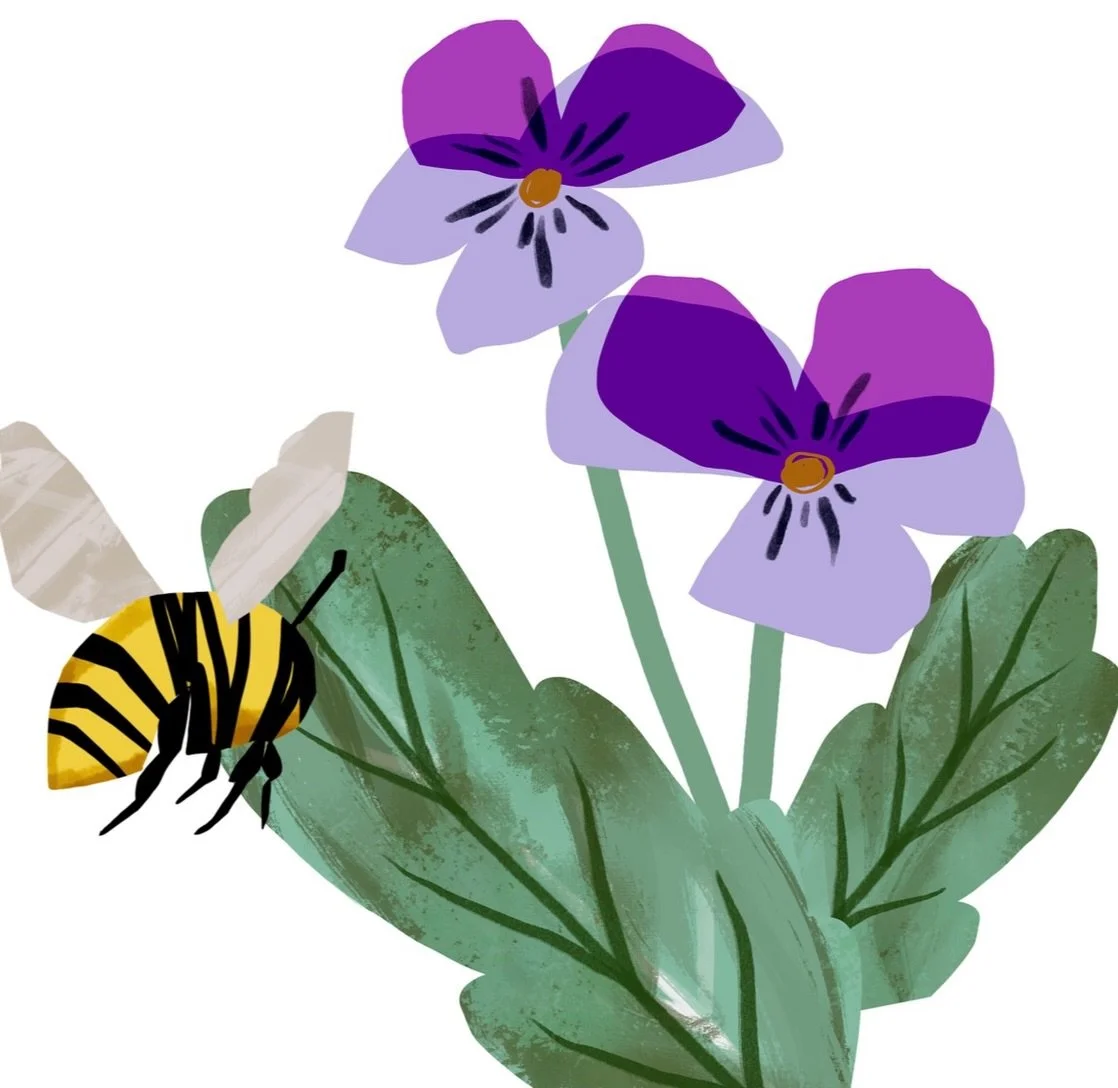 The long artwork now displayed in the BRI hospital has a number of little insects in it. All created in Procreate on my iPad. They mark every 2 meters along the 18m stretch as a helpful prompt for the staff carrying out the patient&rsquo;s respirator