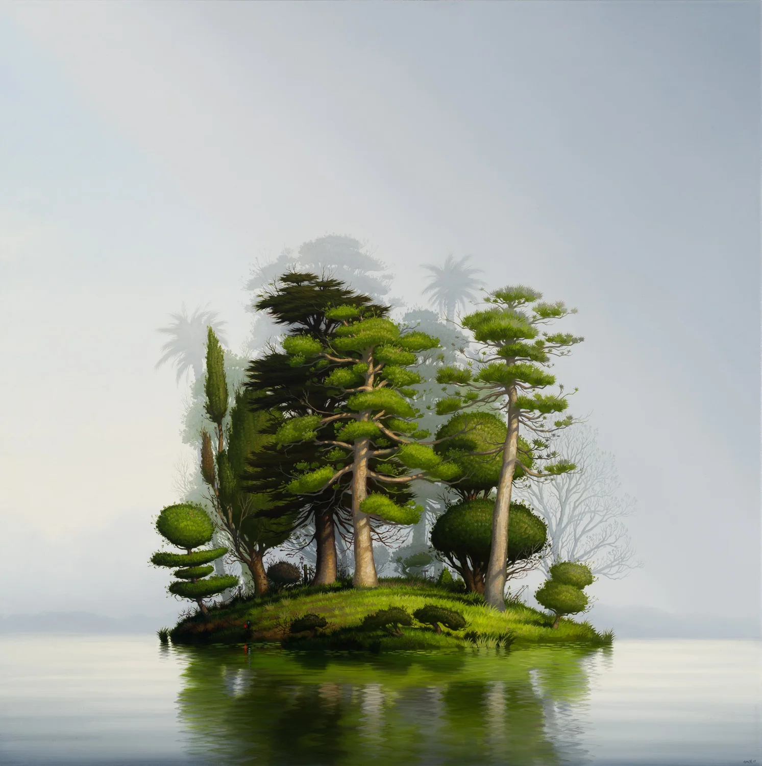 The Collector 137cm x 137cm