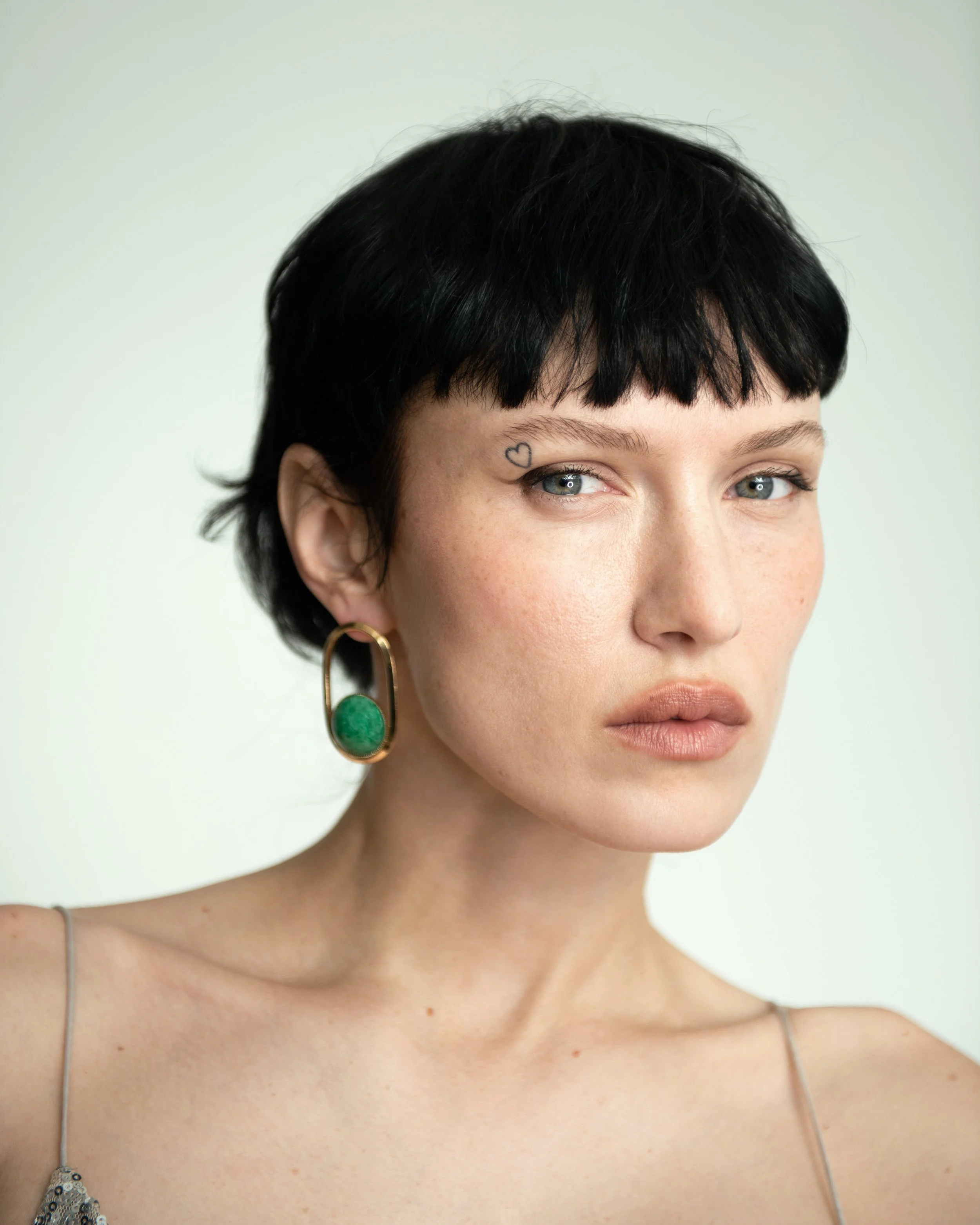 Boucles D'oreilles Vintage N170 - Couleur Argenté, Occasion, Sans Marque