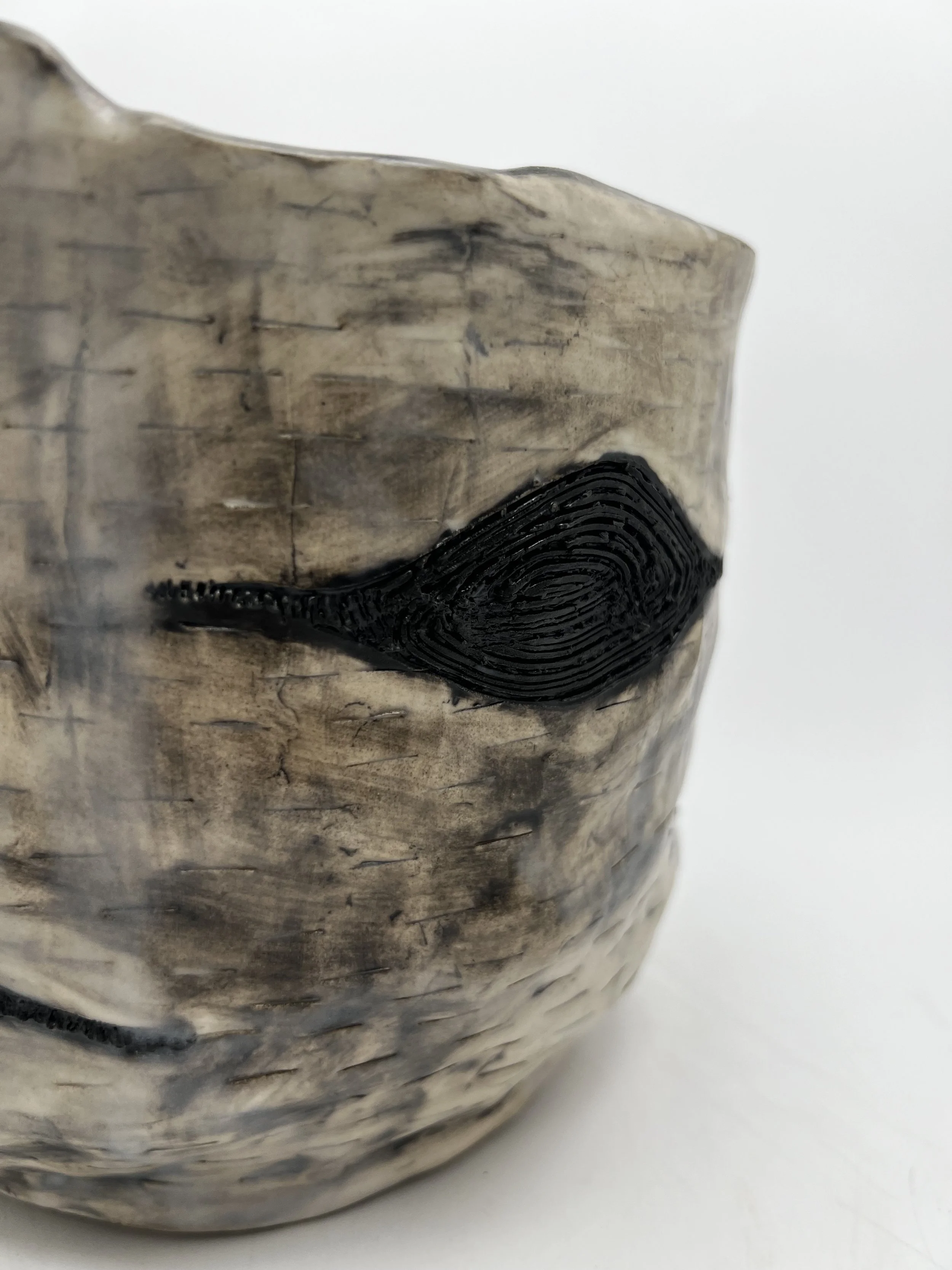 Birch tree vase 2 close-up
