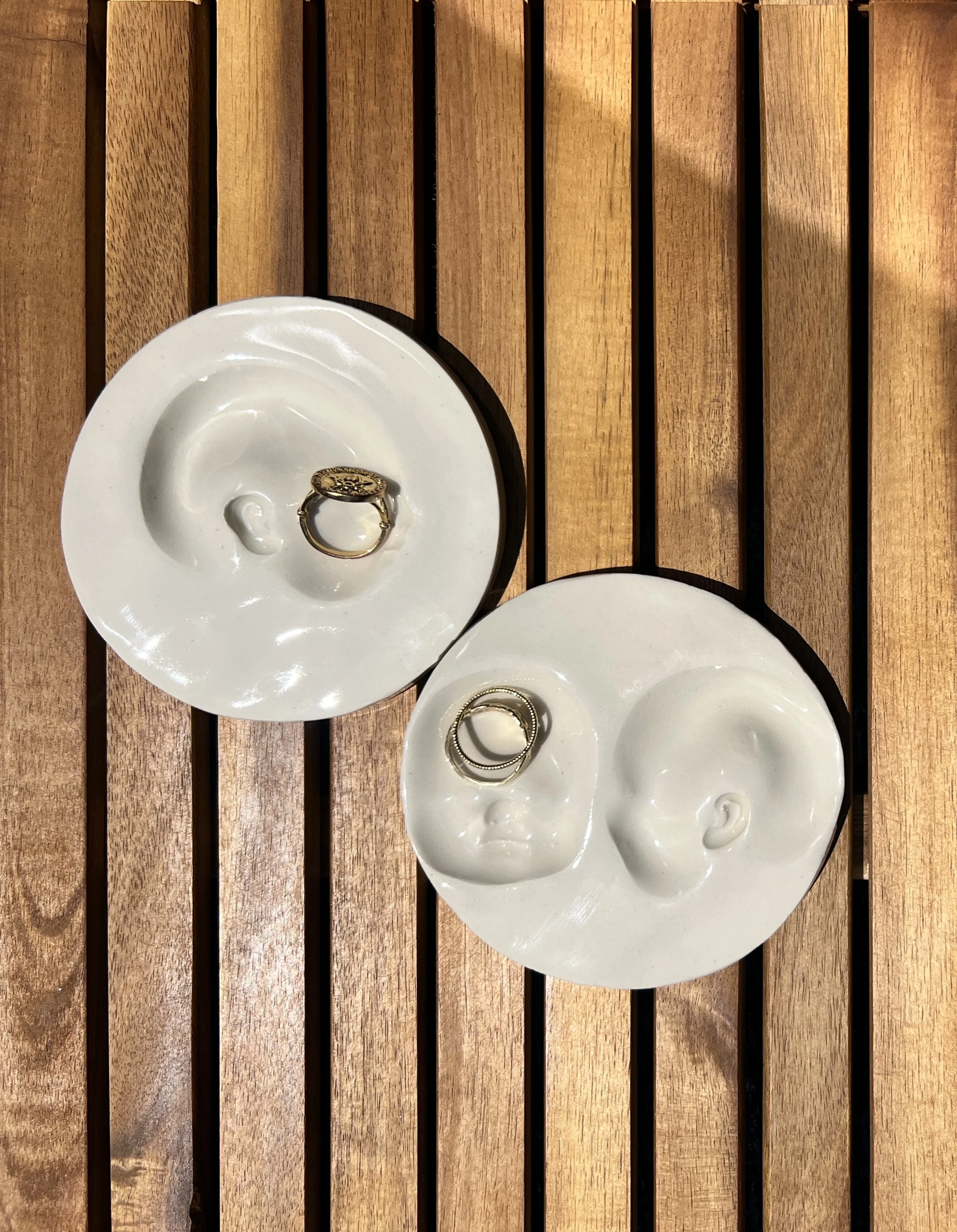 Baby face ring dishes
