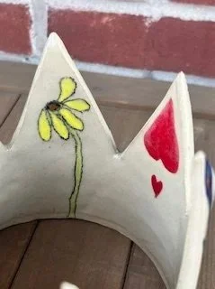 Flower and heart detail