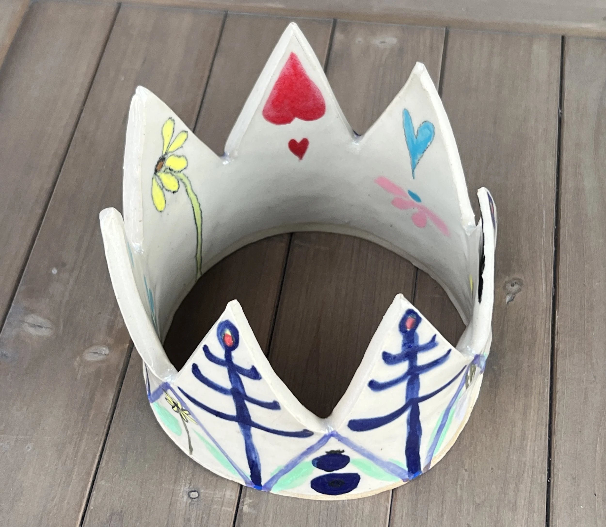Painted crown