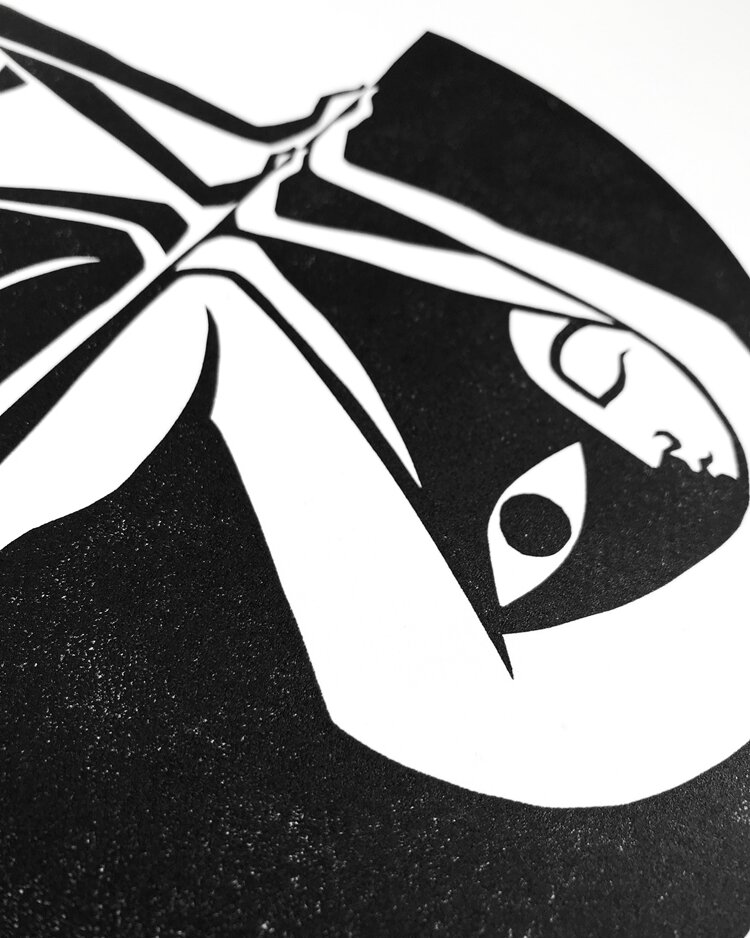Simple Positive Negative Drawing