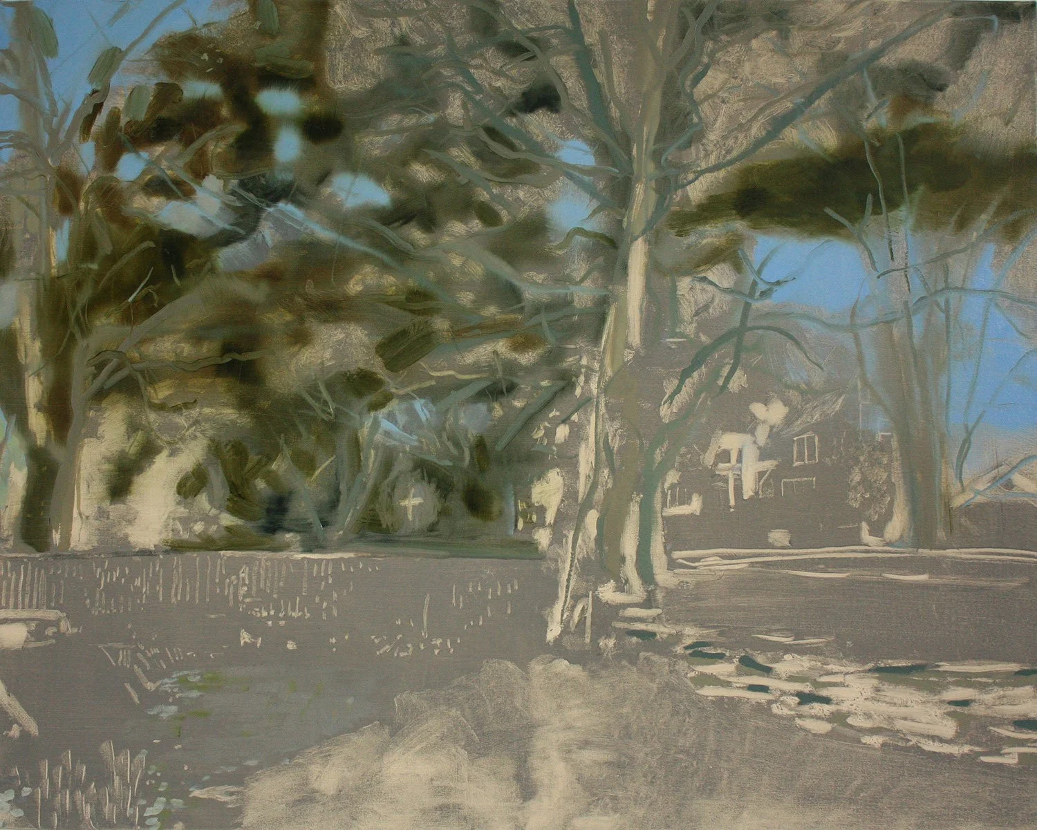 Stream 71 x 56cm oil on linen