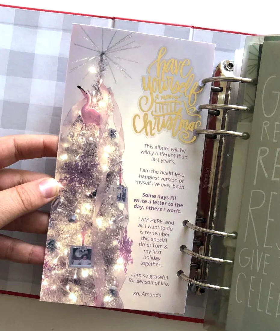 the finished album // DECEMBER DAILY 2019 | Amanda Zampelli