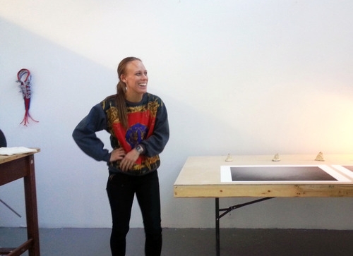 Carola Grahn in her Banff studio
