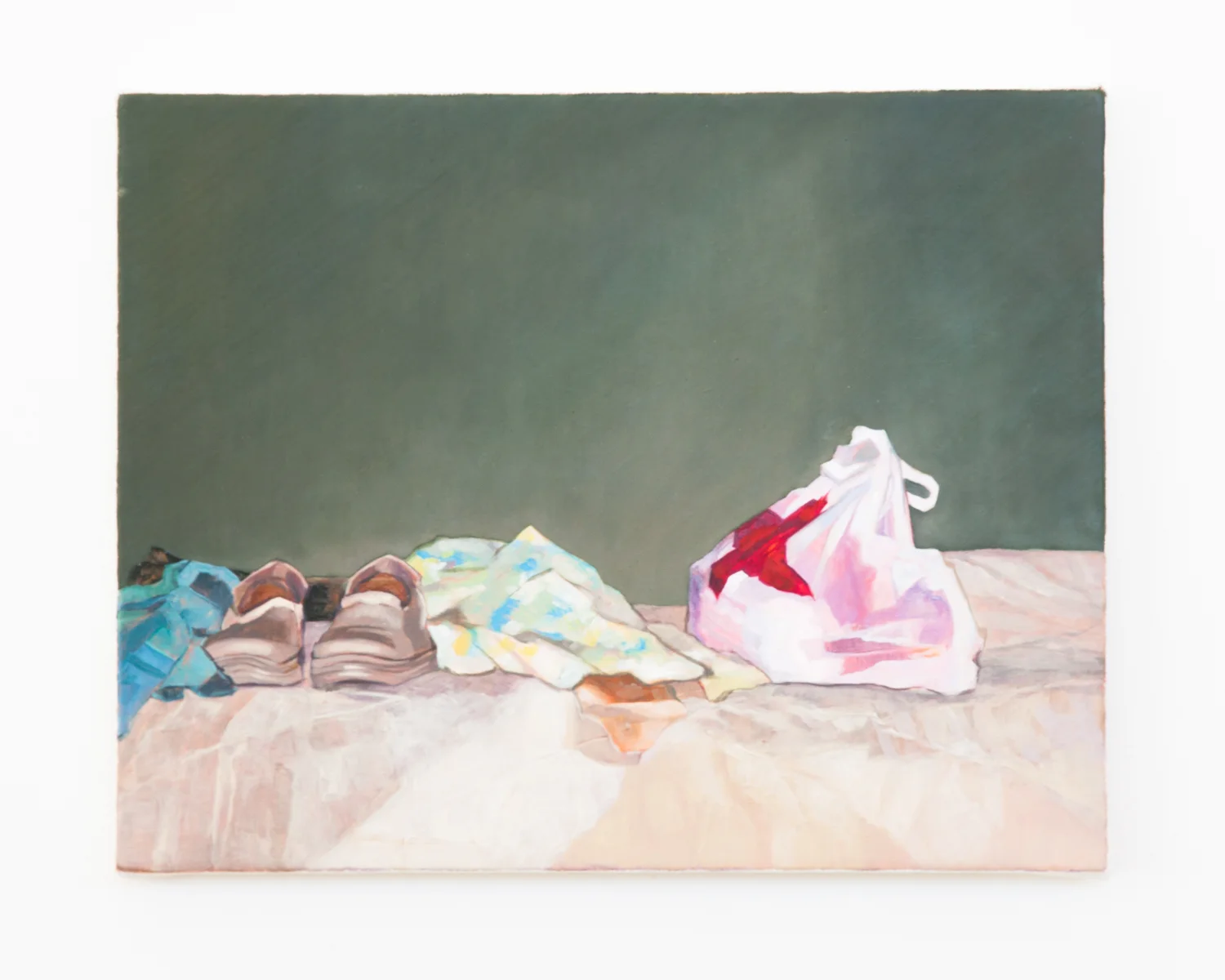 Her things, 2014, oil on canvas, 11" x 14"