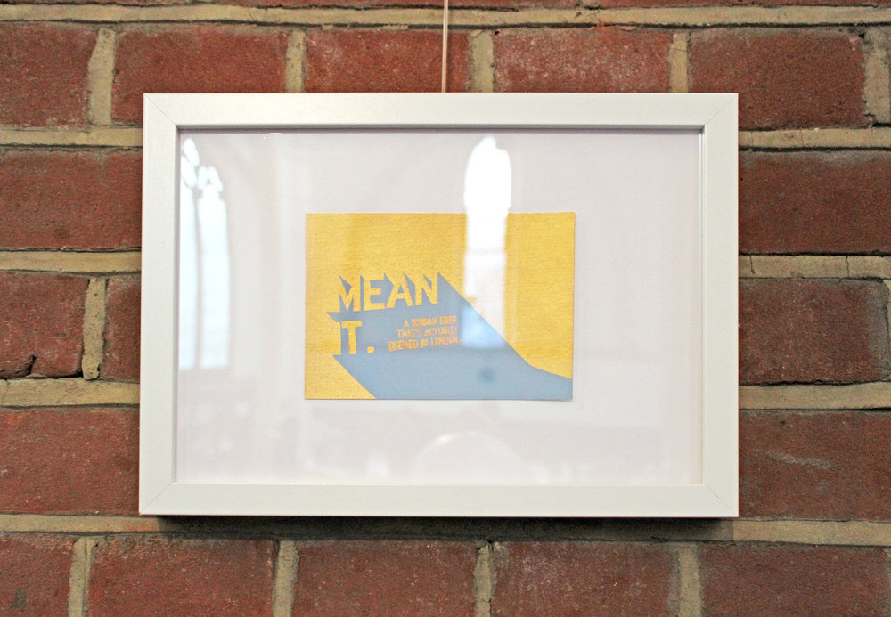 Mean it (Wheat), 2018, oil on paper, 10 cm x 15 cm