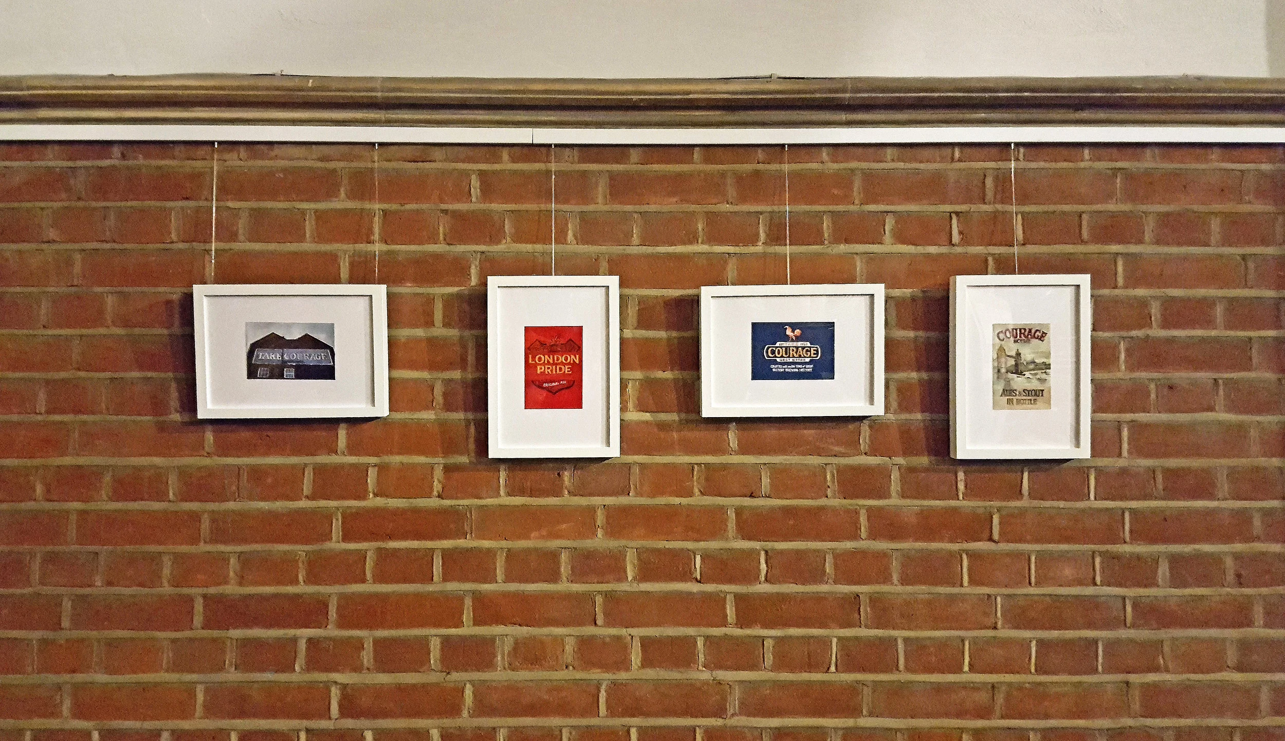 South wall, right