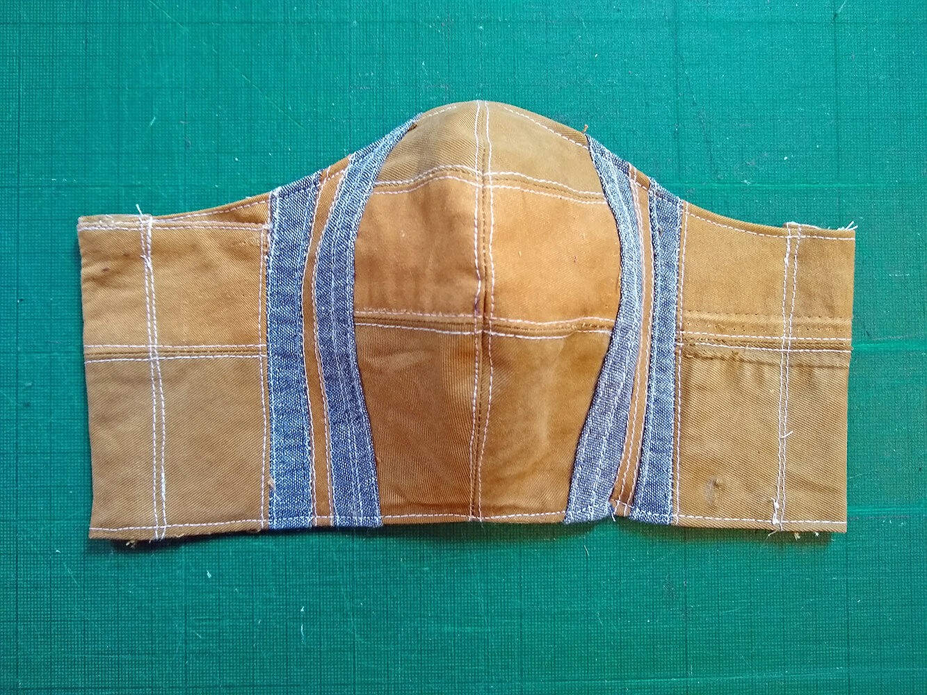 Blue Face Suspenders
