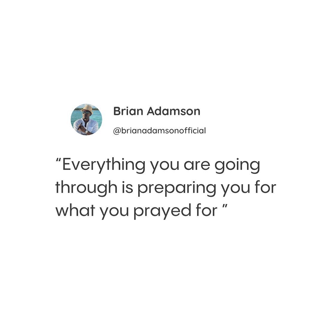 We pray for the what, but God controls the how. 

The journey to what we prayed for is typically never linear. God has to prune our environment and build our character in order to prepare us to be able to handle the blessing. 

Don&rsquo;t fight the 