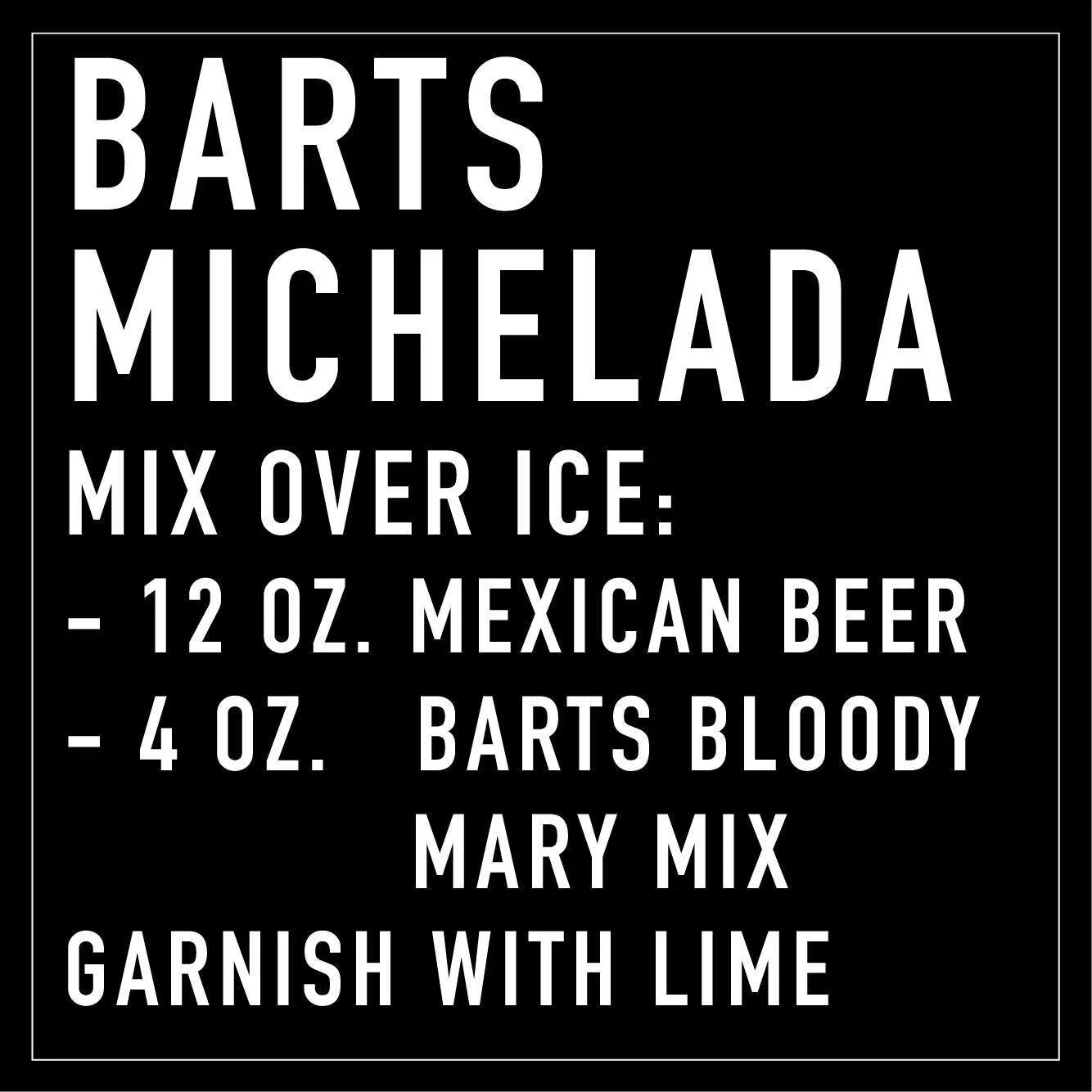 Barts Bar Beverages
