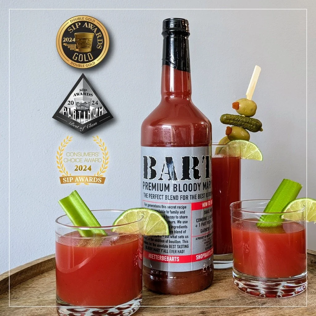 Have you tried the ✨award winning✨ Barts Premium Bloody Mary Mix? Find us in stores near you - United and Market Street Supermarkets in Midland, Odessa, Lubbock, San Angelo, and Wichita Falls metro areas. Or order online for home delivery at our link