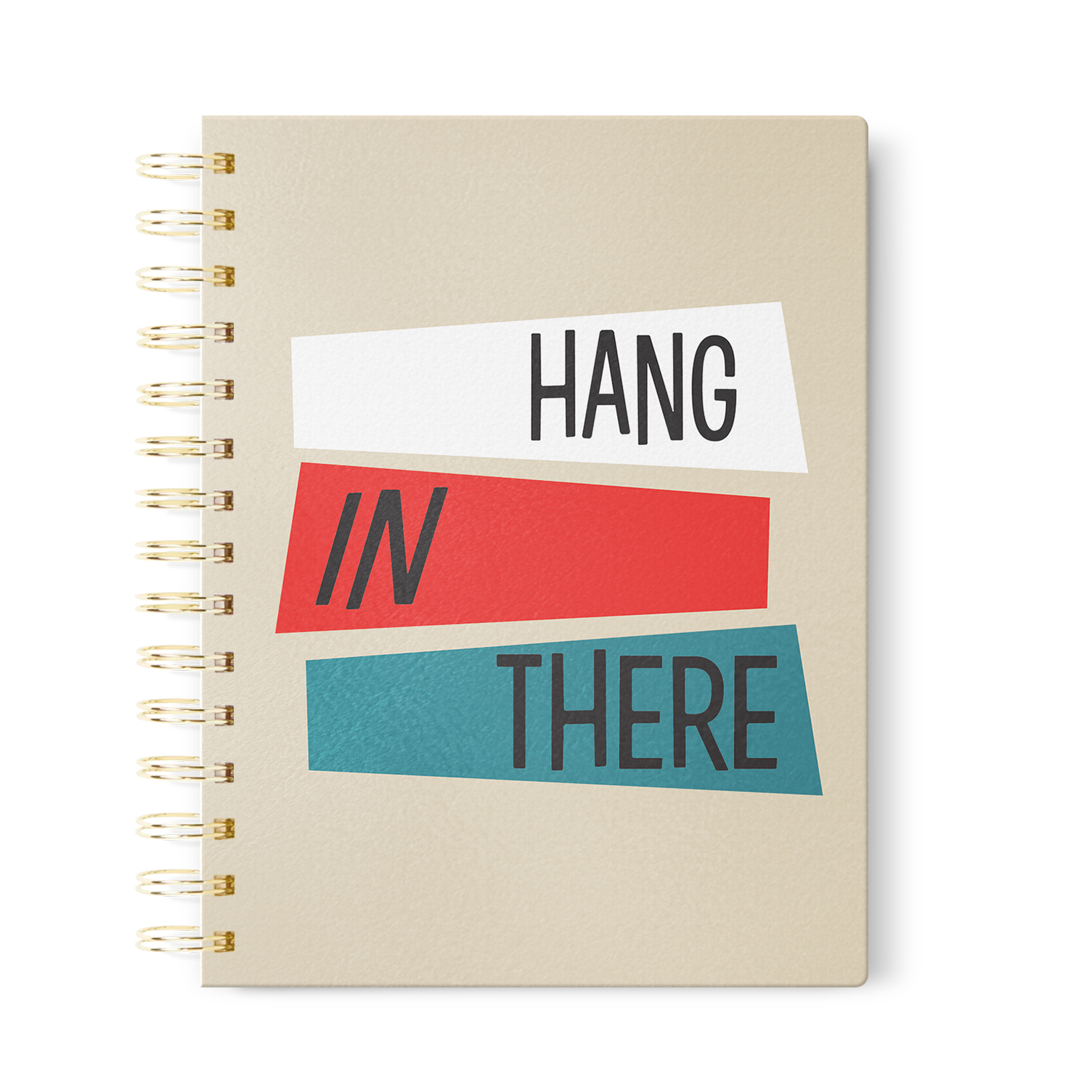 Hang in There Journal in Dot Grid, Lined or Blank