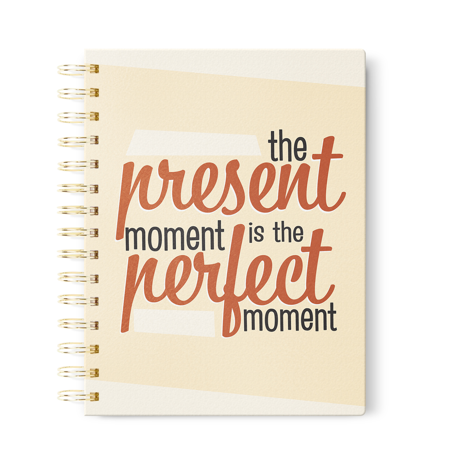 The Present Moment is the Perfect Moment Journal in Dot Grid, Lined or Blank