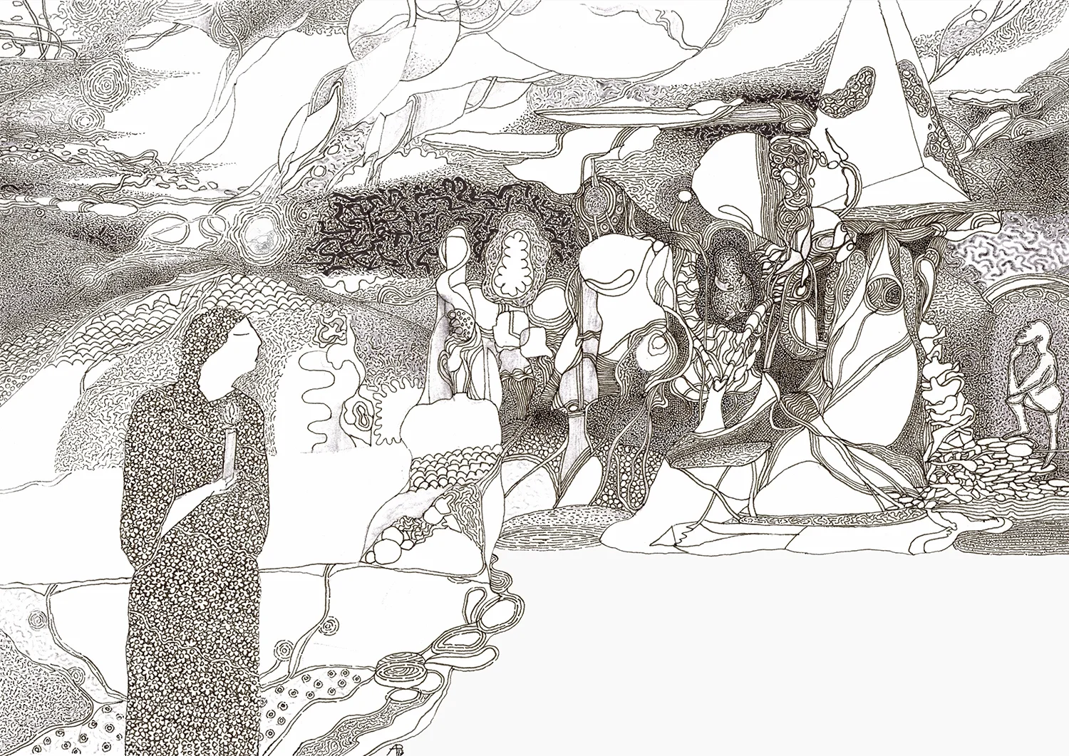 Thoughtform
2013, Ink and marker on paper —
29.7 x 21 cm / 11.7 x 8.27 in