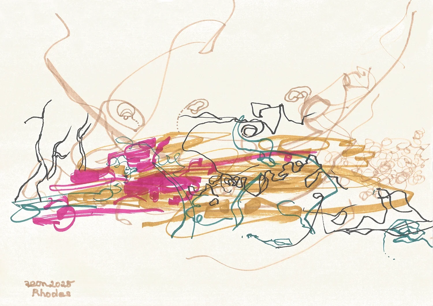 Rhodes #09
2025, Markers on paper —
29.7 × 21 cm / 11.7 × 8.27 in