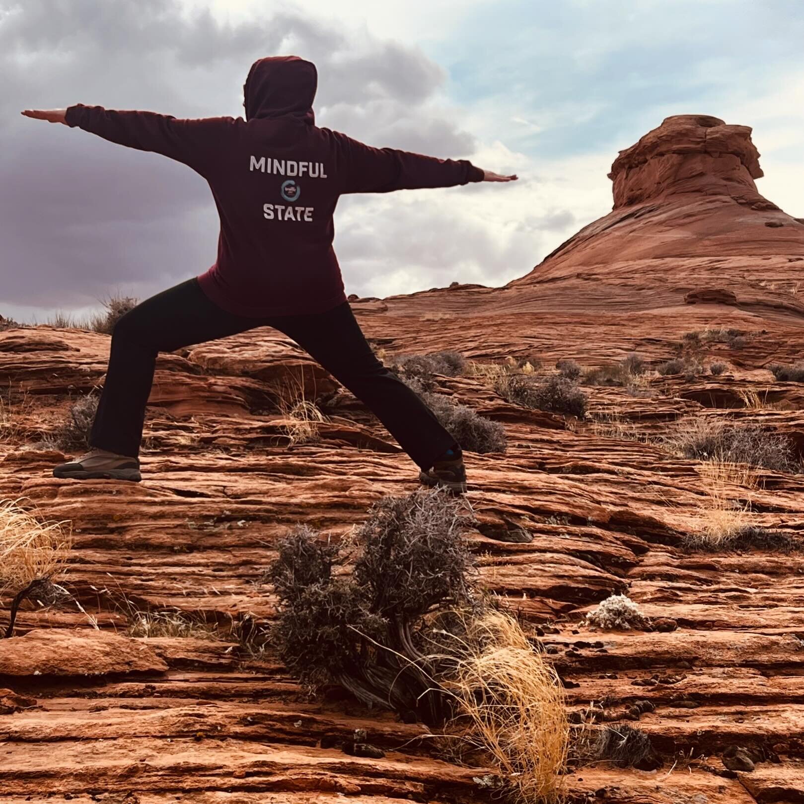 I love it when students send pictures from their travels! 💗

#warriortwo #arizona #connection #yoga #mindfulstate #virabhadrasana #breatheyogachelsea