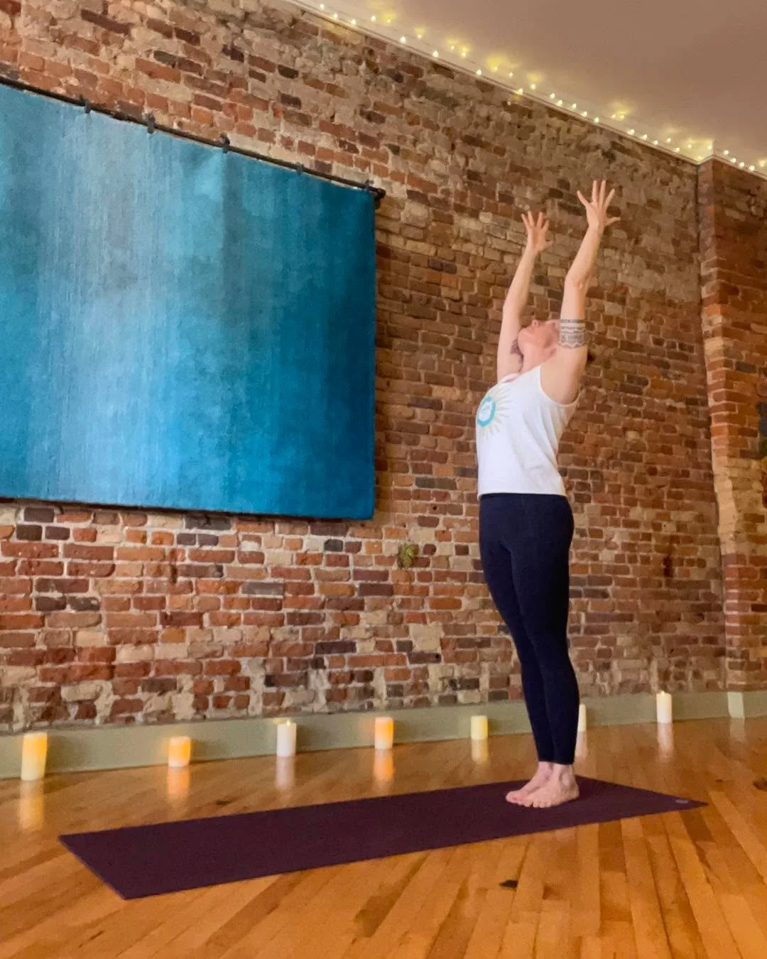 Urdhva Hastasana &mdash; Upward Hand pose &mdash; invites us to reach, rise, and open. As the arms lift overhead, energy travels upward through the spine, awakening the crown of the head &mdash; the space of connection, clarity, and awareness.

Each 